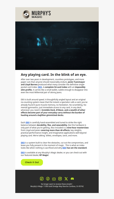 Over 40 Effects. Only One Gimmick.