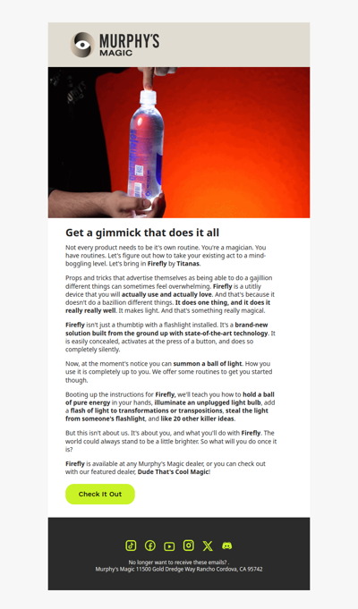 The One Gimmick that Works in Every Routine