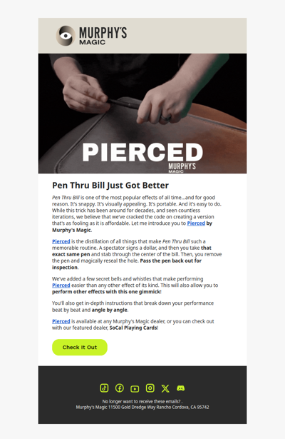 Pen Thru Bill Just Got Better