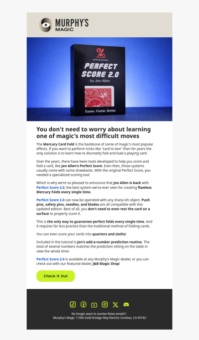 Stop Worrying About Your Card Folds