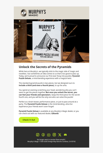 You'll Never Solve the Secrets of the Pyramids