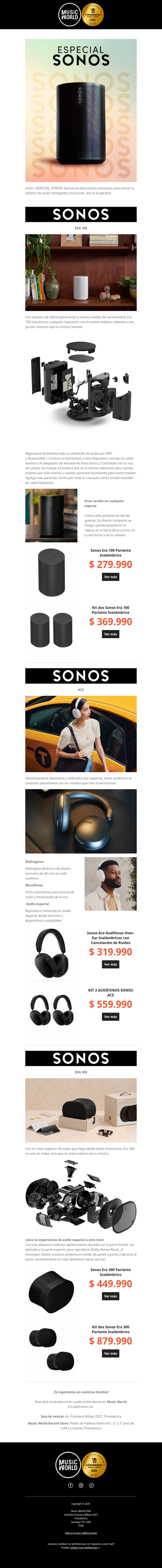 Lleva el sonido SONOS a cada rincón de tu casa 🏡