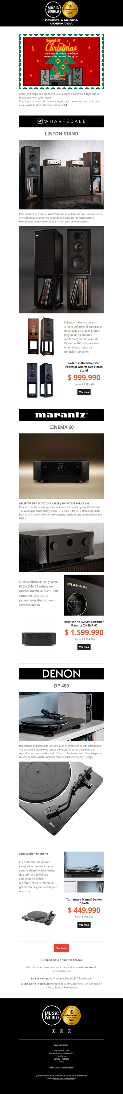 ✨ Comienza la magia: Sound of Christmas ya está aquí