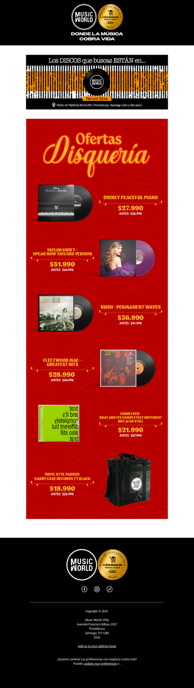 Ofertas navideñas que tu música agradecerá 🎶