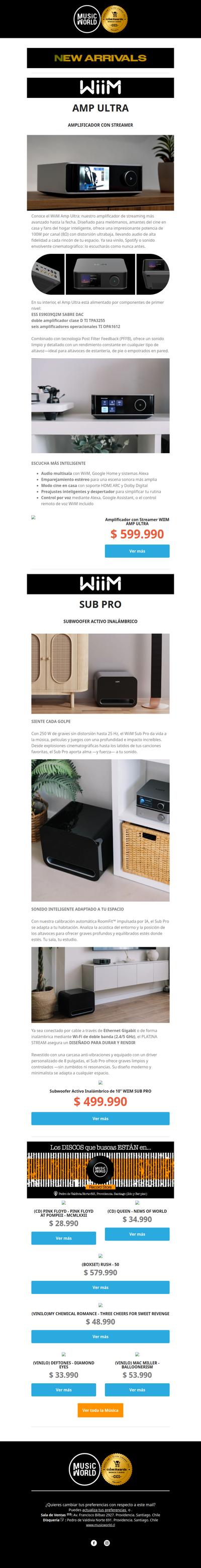 Nuevos en Music World: sonido inteligente, nivel Ultra ✨