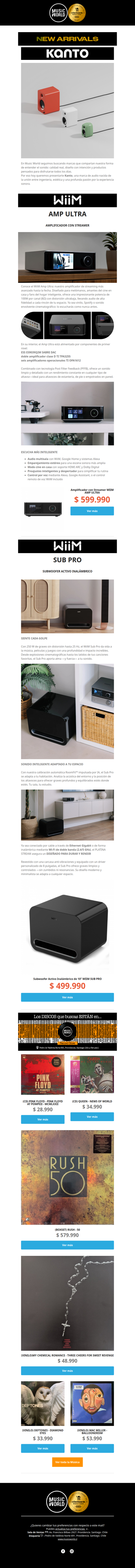 Nuevos en Music World: sonido inteligente, nivel Ultra ✨