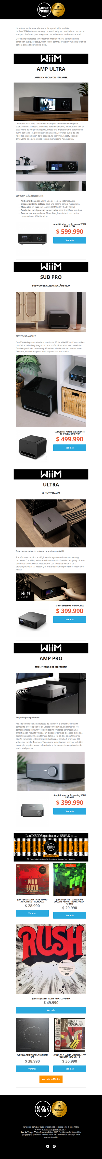 🔊 WiiM: conectividad moderna, sonido de alto nivel