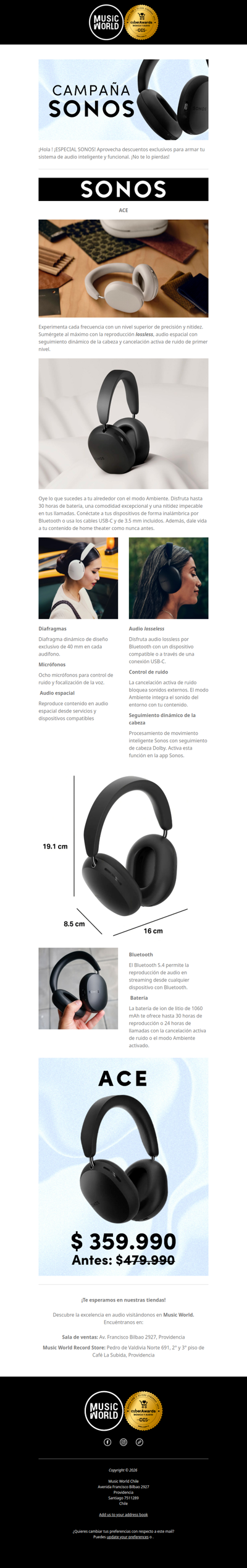 Sonos llega con una nueva experiencia sonora 🎶