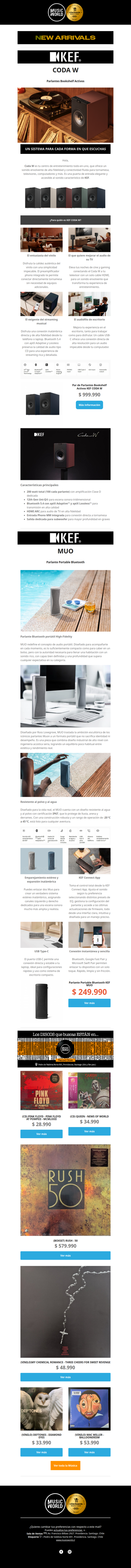 KEF Coda W: Todo en uno para tu entretenimiento