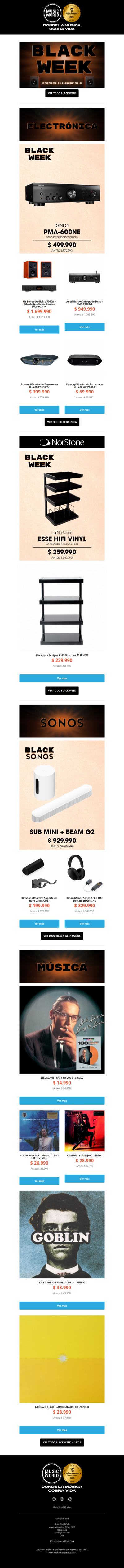 Black Week: encuentra tu próximo sistema de sonido 🔥