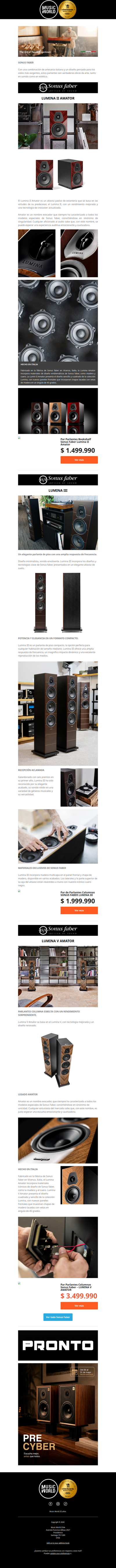 Artesanía italiana aplicada al sonido 🇮🇹