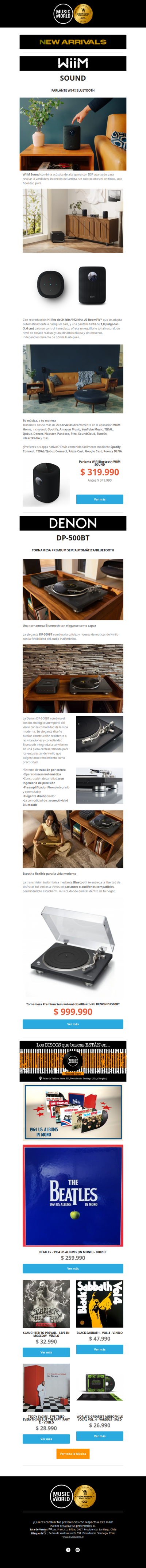 NEW ARRIVALS: Dos nuevas formas de disfrutar tu música