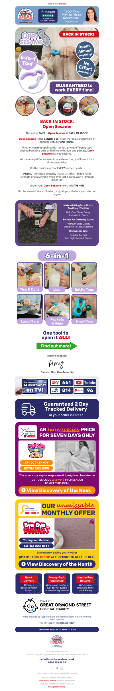 Panic over, it's BACK! 😍