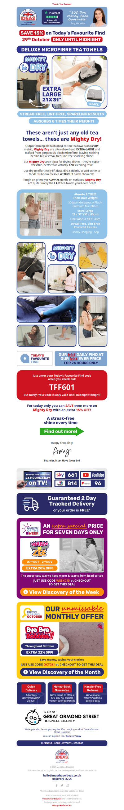 The last tea towels you'll ever need! 😲