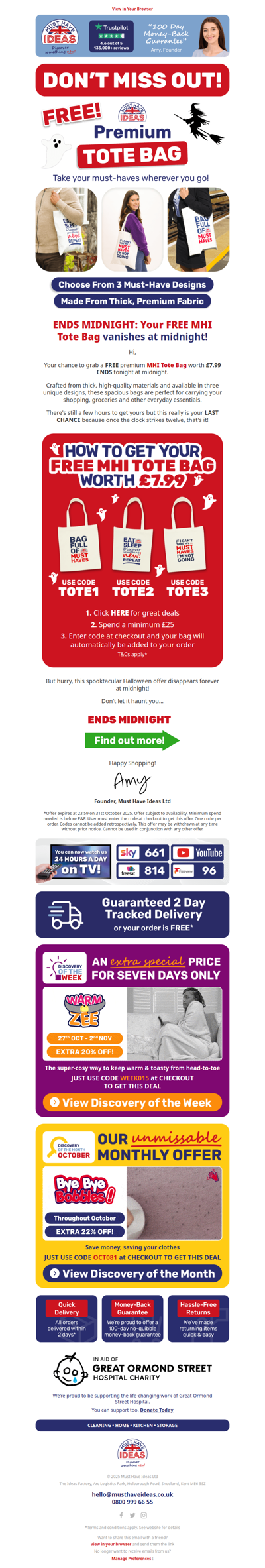 👻 Don’t be haunted, this ENDS midnight!