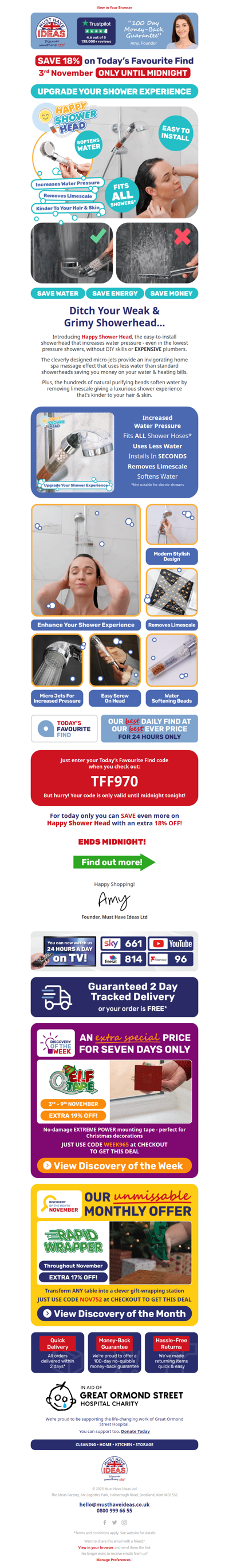 Transform your shower into a luxury at-home spa... 🚿🛀