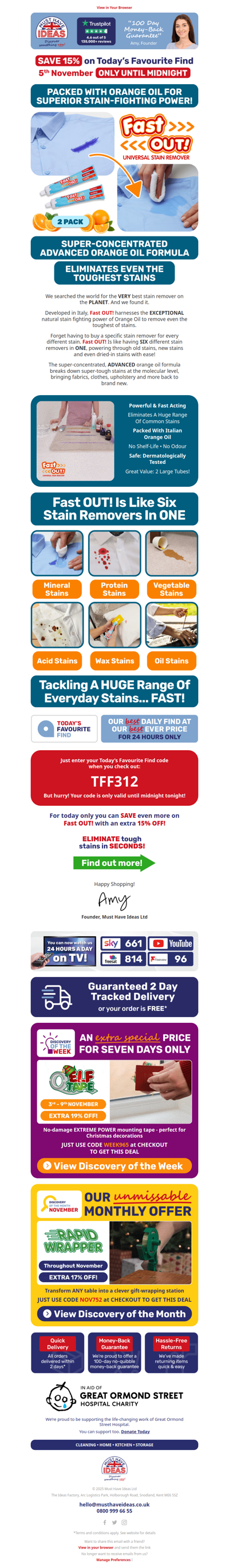 Save big on the stain remover that does it ALL! 🍊