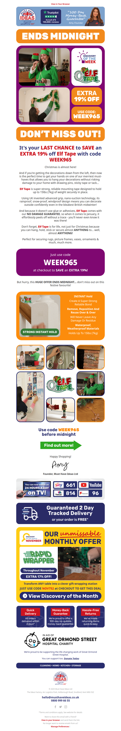 Deck the halls – without the holes! 🎅🎄