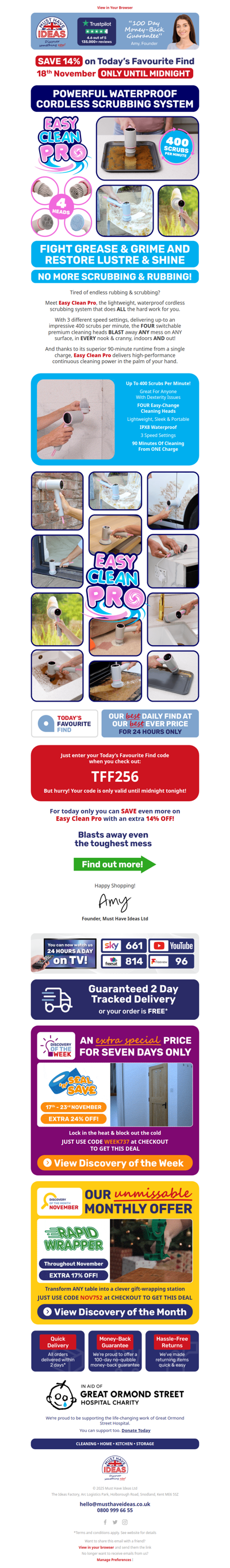 Superior scrubbing - without the strain! 🫧