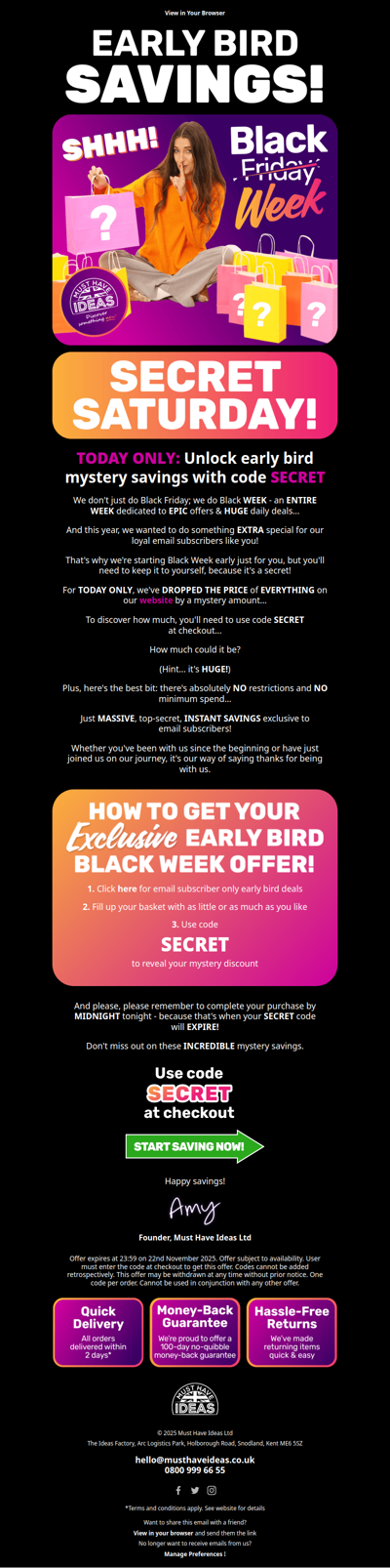 🤫 The SAVINGS start right here, right now! 💸