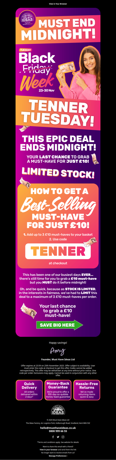 🔔 It's LAST orders!