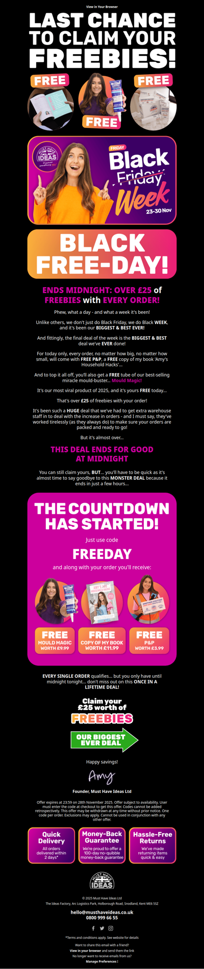 We've got FREEBIES just for you!