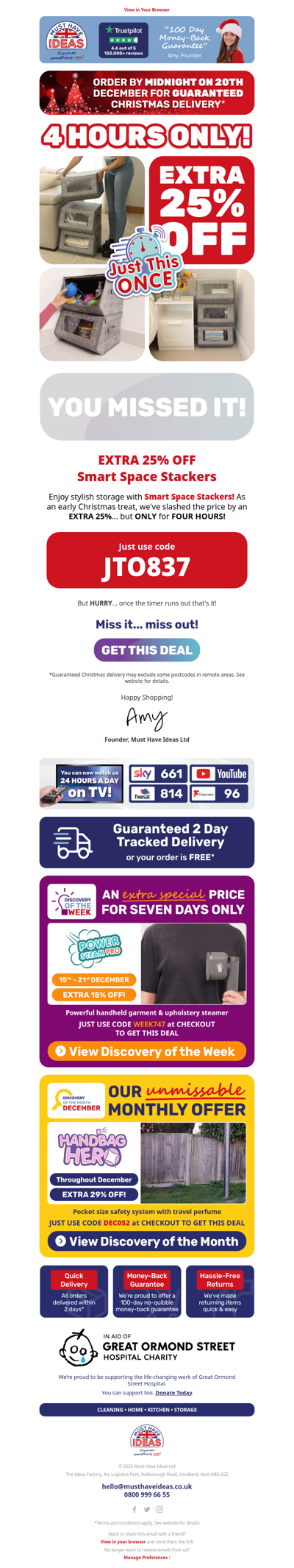 ⌛LIMITED time: EXTRA 25% off!