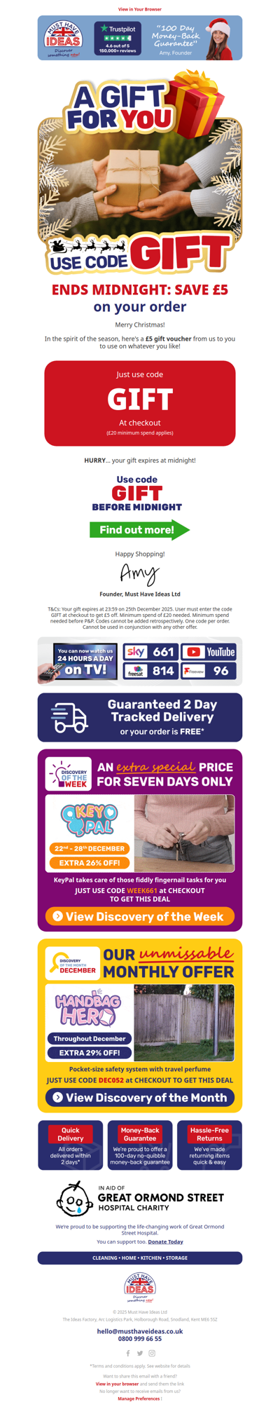 Open for your Christmas surprise!