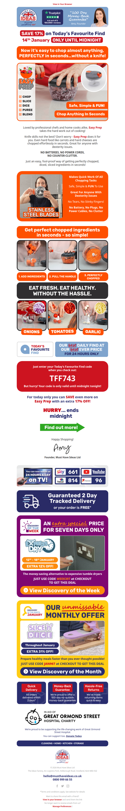 We've chopped an EXTRA 17% off! 🍅🧅