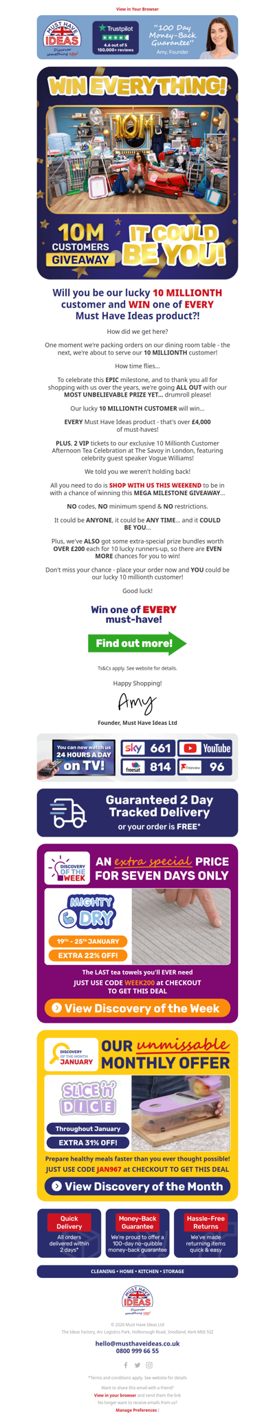 Will YOU be our 10 millionth customer? 🫵🎁