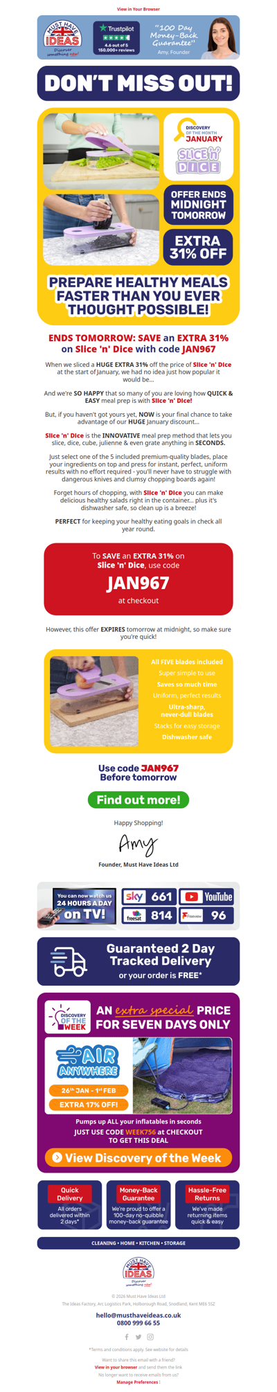 ⌛ Our huge January offer expires tomorrow!