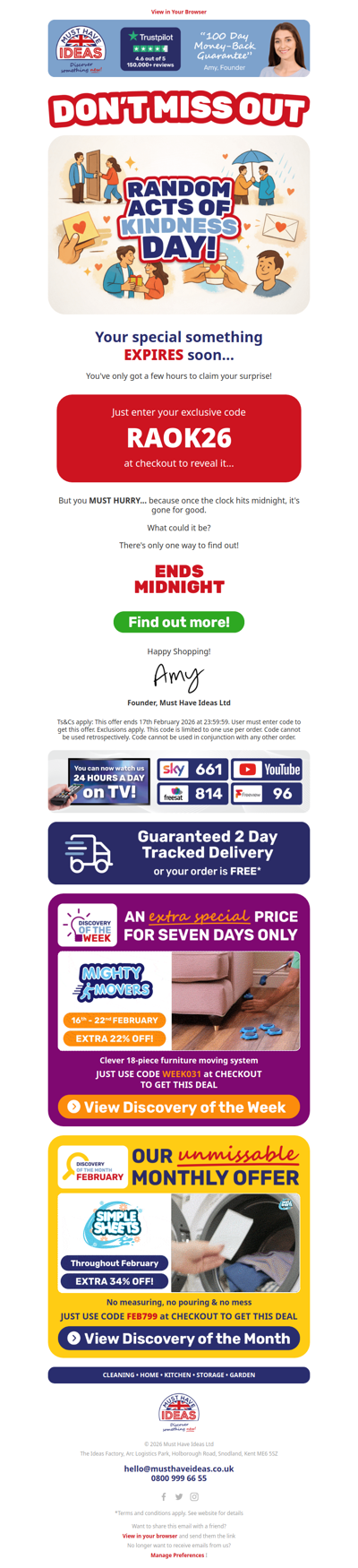 Your mystery discount EXPIRES at midnight! 👀🤩