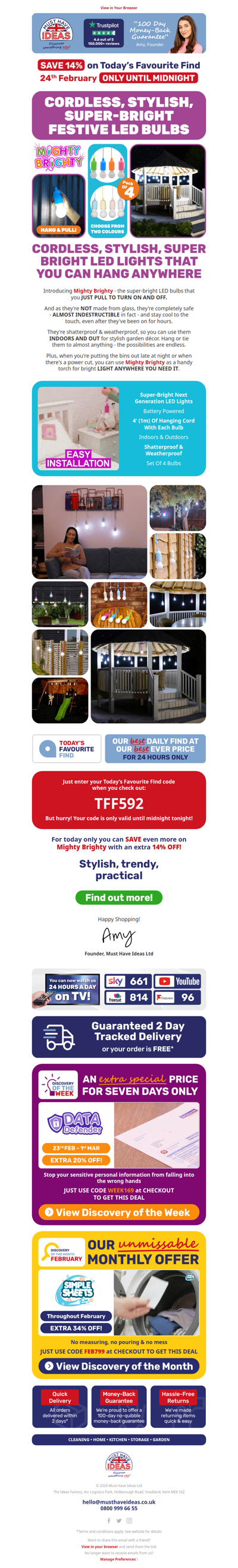 They're mighty, they're brighty and they're on offer! 💡🤩