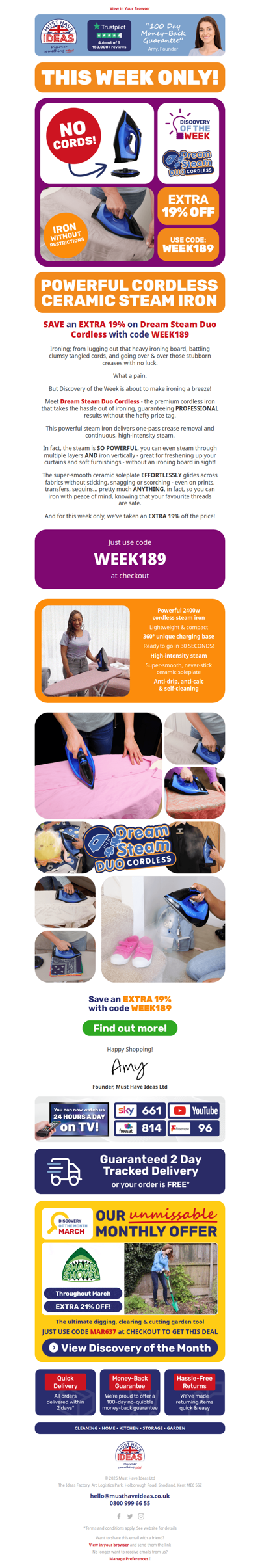 Iron without the cords! 💨🔌