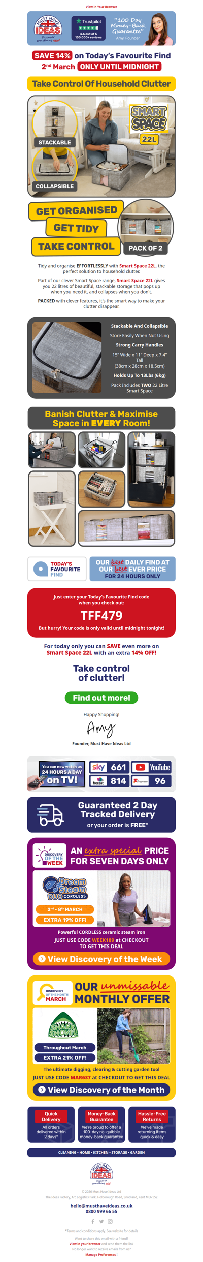 Now this is how you conquer clutter! 📦