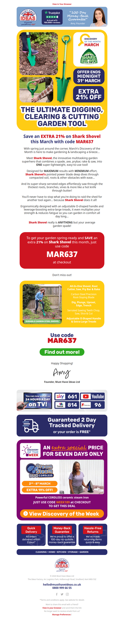 🌱🦈 Rake in the savings this spring...