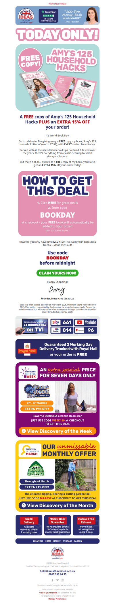 Inside: 15% off AND a FREE gift!