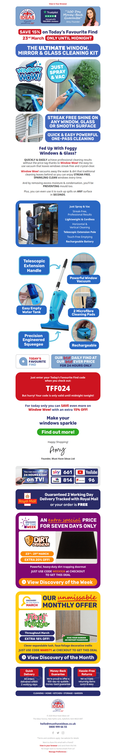 🤩 Put the WOW back in your windows!