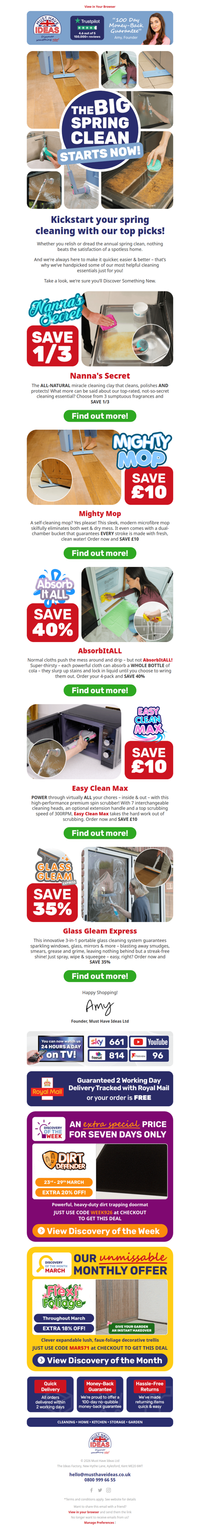 🧼🫧The Big Spring Clean starts… NOW!