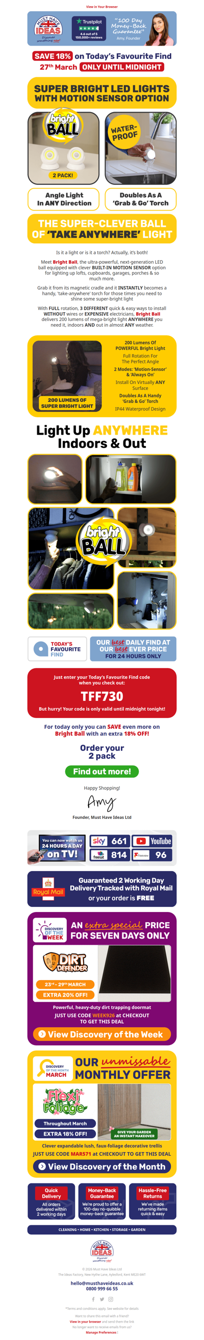 Look on the bright side… 💡😎