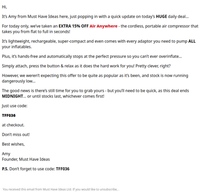 This was unexpected...