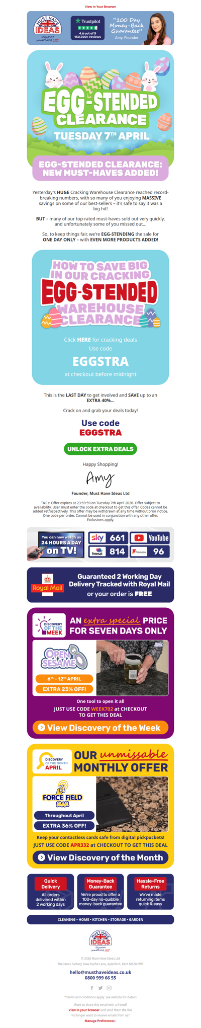 🔔🔔 Crack open EXTRA Easter deals!