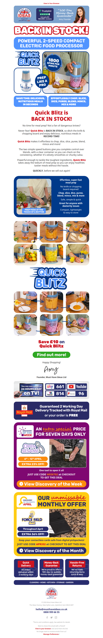 Don’t chop it, blitz it! 🔪✨