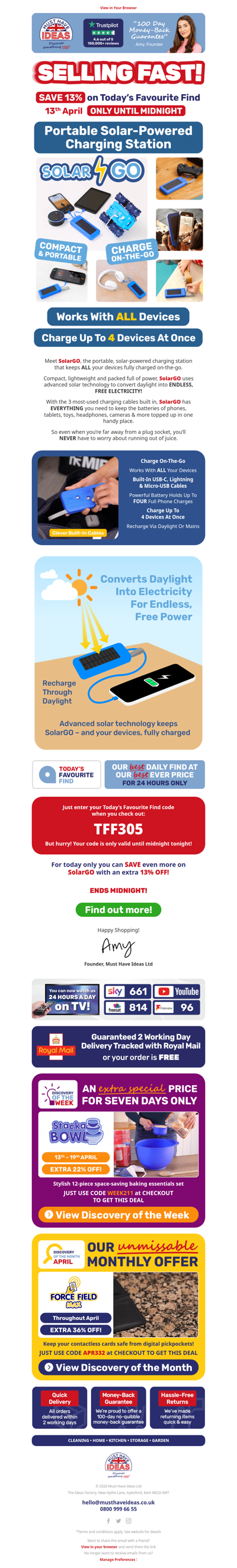 Get it while you can…