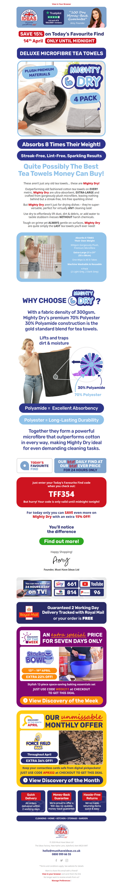 The MIGHTIEST microfibre 💪✨