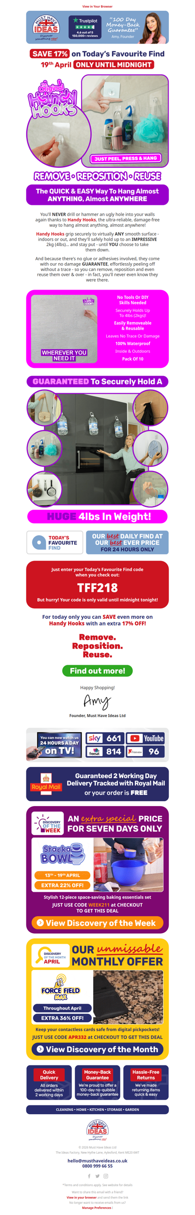 These hooks are SO HANDY!