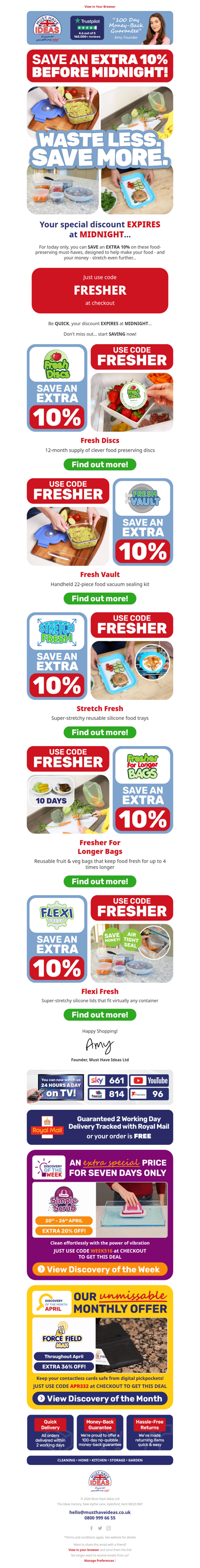 Time’s running out to save 💸💸