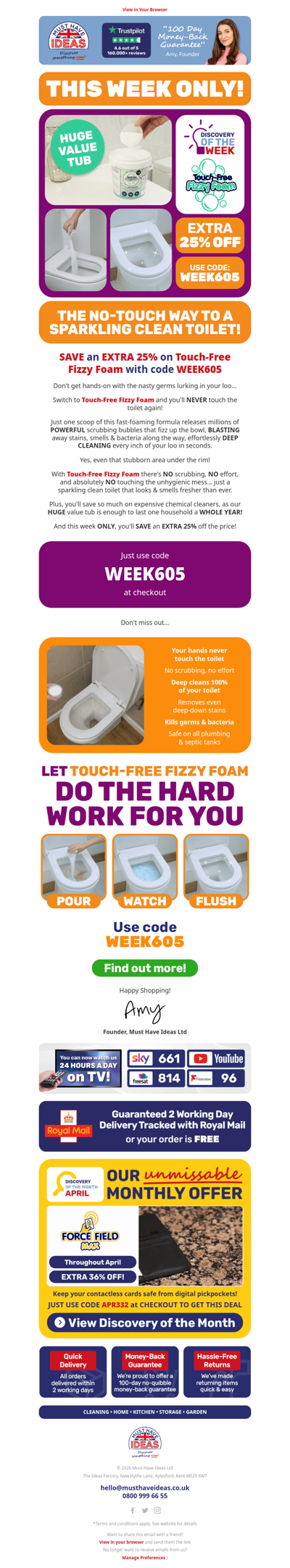 Hands-free loo scrubbing? Yes, really! 😷🚽