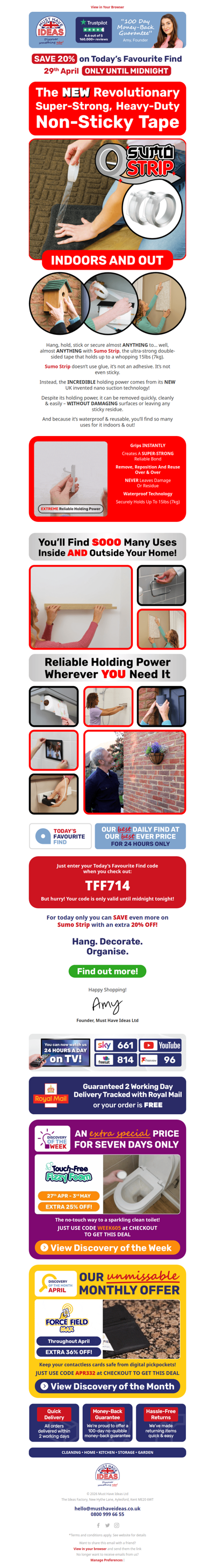 Seriously strong holding power…💪🤩