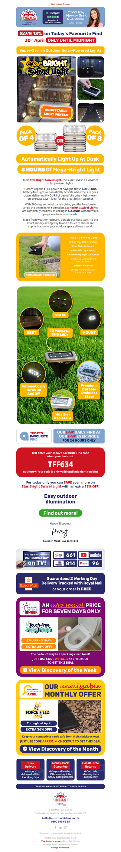 Star quality garden lighting! 💫👀